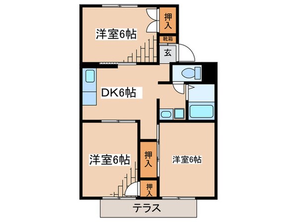 レイクサイドハウスの物件間取画像